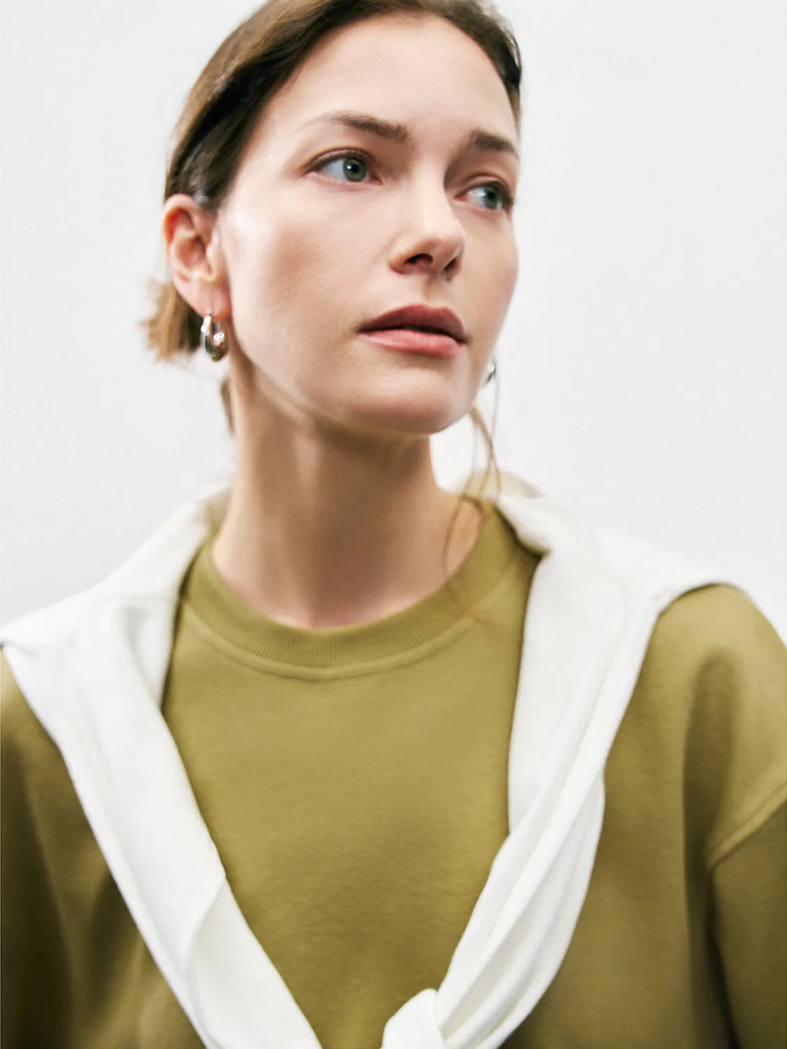 Crew Neck Oversized Sweatshirts