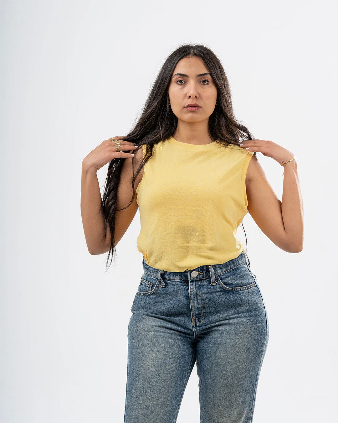 Cropped WomenPlain T-Shirt