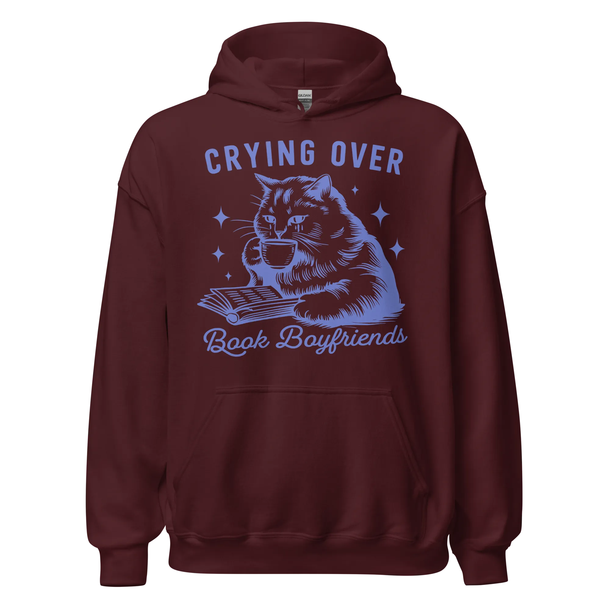 Crying Over Book Boyfriends Hoodie
