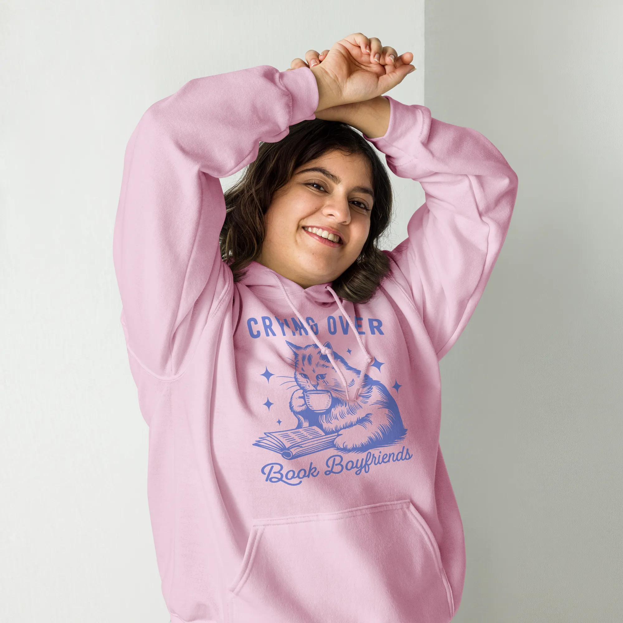 Crying Over Book Boyfriends Hoodie