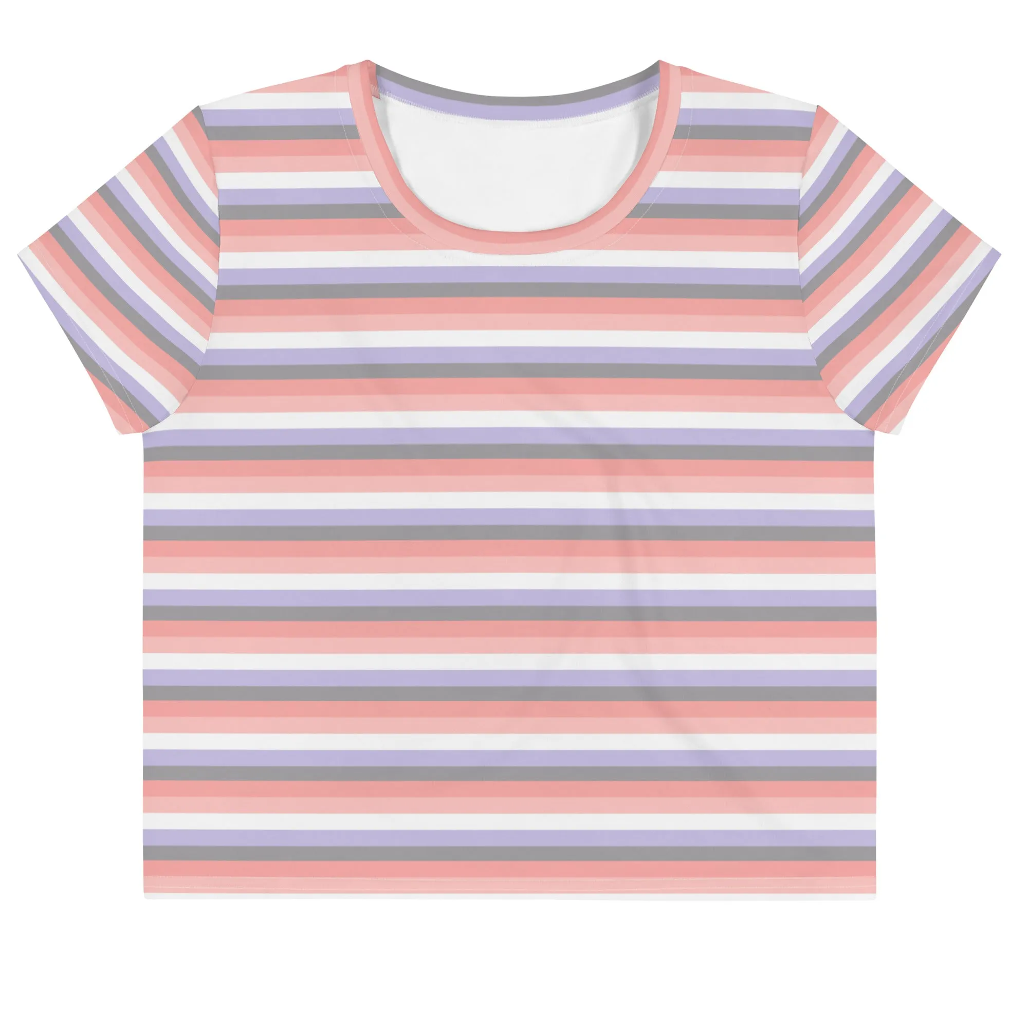 Cupioromantic Flag Crop Tee