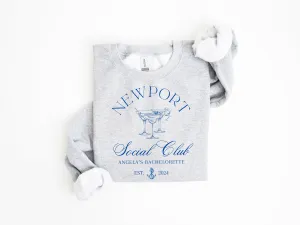 Custom Social Club Bachelorette Sweatshirts