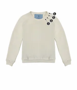 Customizable Spooky neckline Mini Embroidery Kids' Pullover