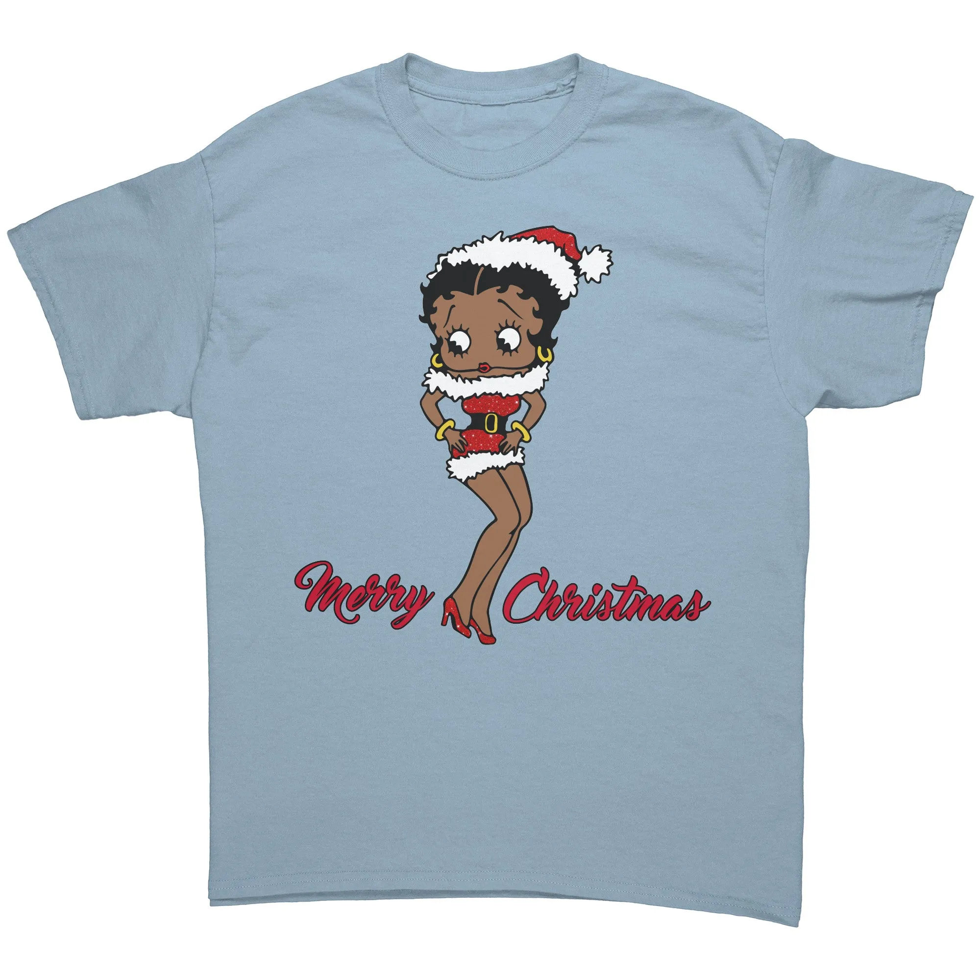 Cute Betty Boop Women Shirt, Christmas Graphic T-Shirt, Christmas Gift for Her, Retro Betty Boop Tshirt, Betty Boop Gift, Vintage Shirt