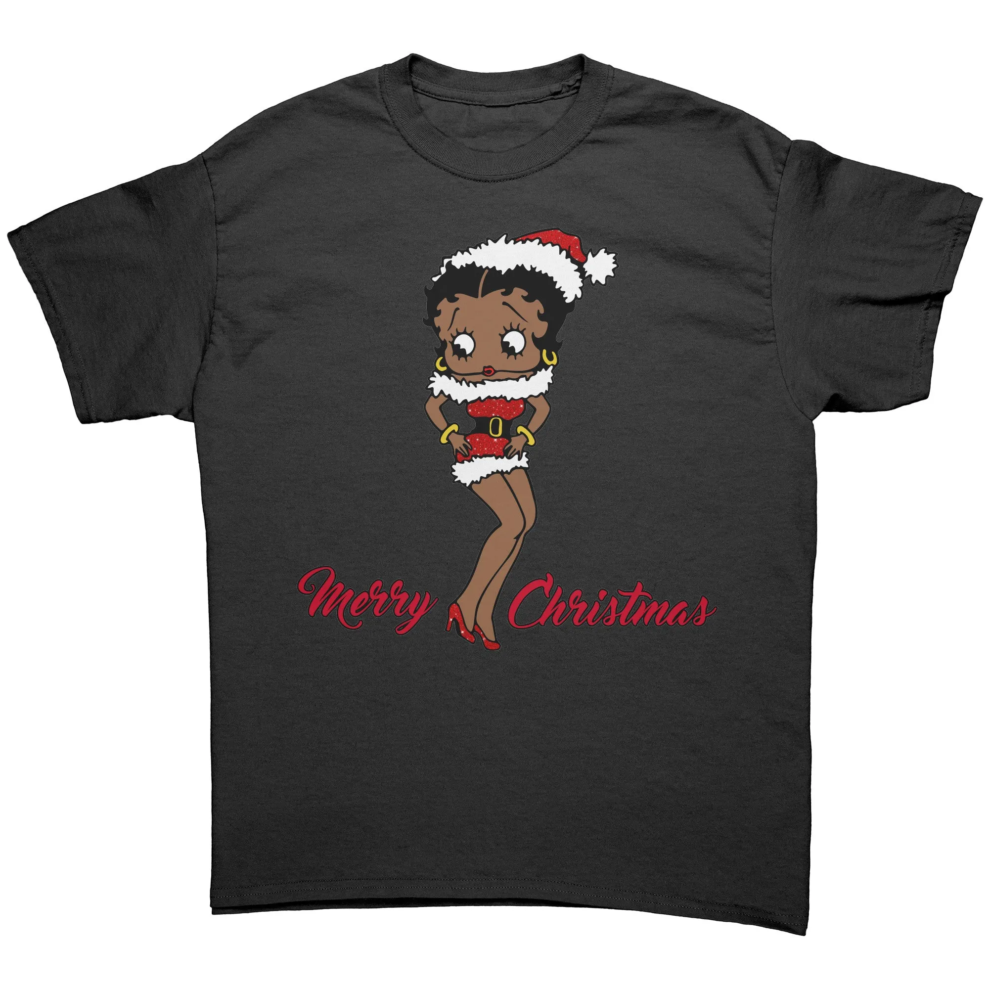 Cute Betty Boop Women Shirt, Christmas Graphic T-Shirt, Christmas Gift for Her, Retro Betty Boop Tshirt, Betty Boop Gift, Vintage Shirt