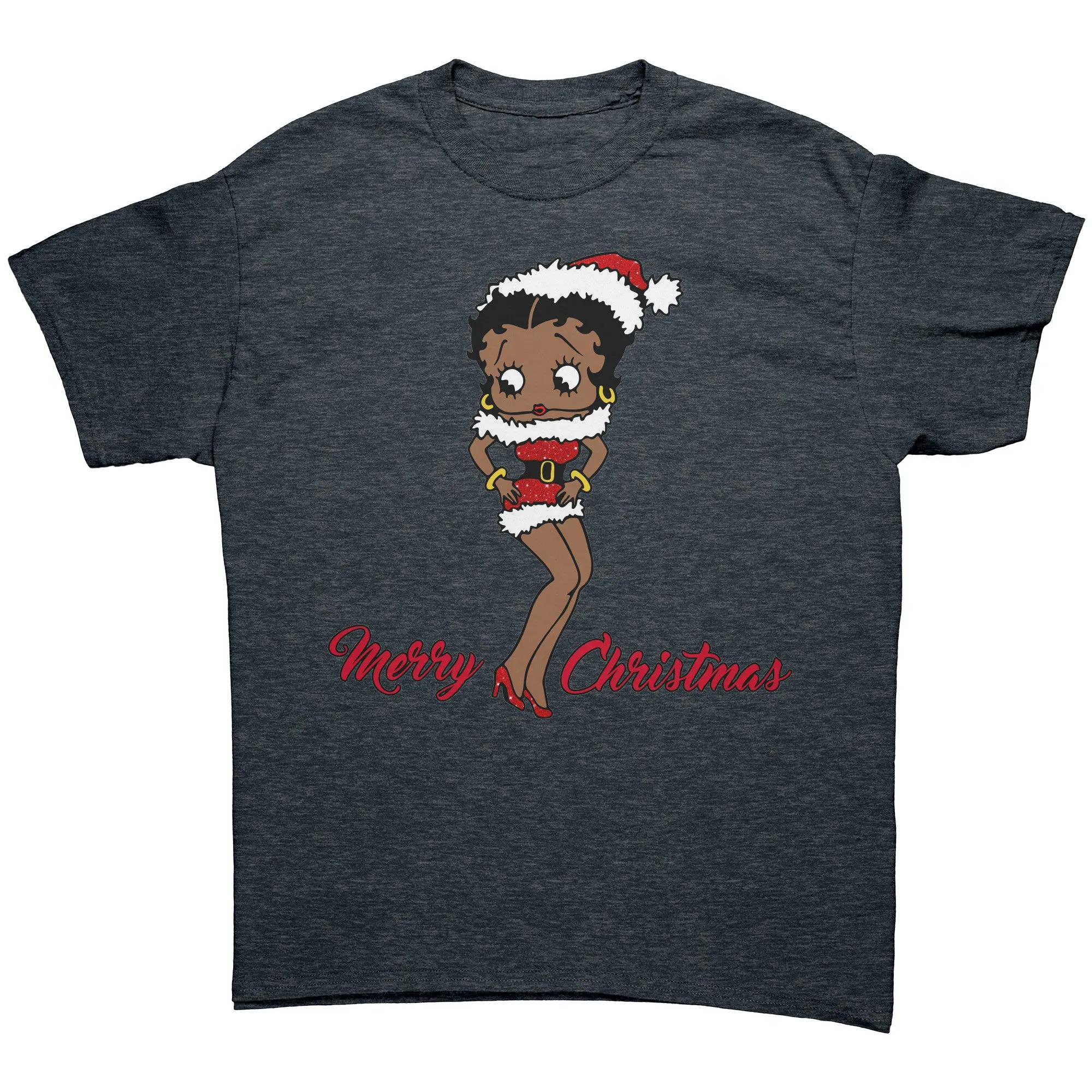 Cute Betty Boop Women Shirt, Christmas Graphic T-Shirt, Christmas Gift for Her, Retro Betty Boop Tshirt, Betty Boop Gift, Vintage Shirt