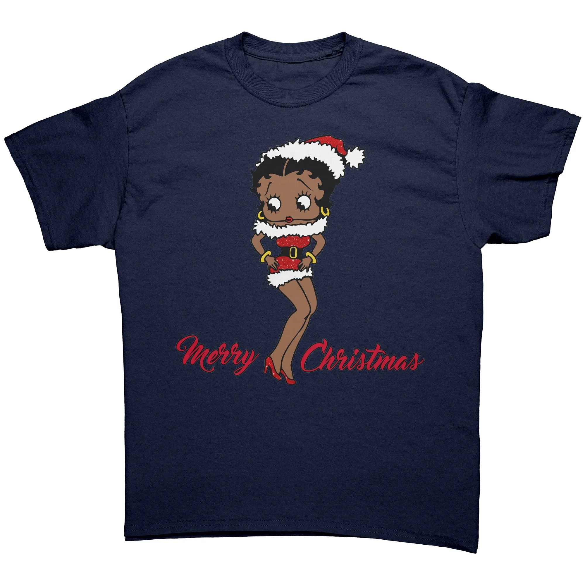 Cute Betty Boop Women Shirt, Christmas Graphic T-Shirt, Christmas Gift for Her, Retro Betty Boop Tshirt, Betty Boop Gift, Vintage Shirt