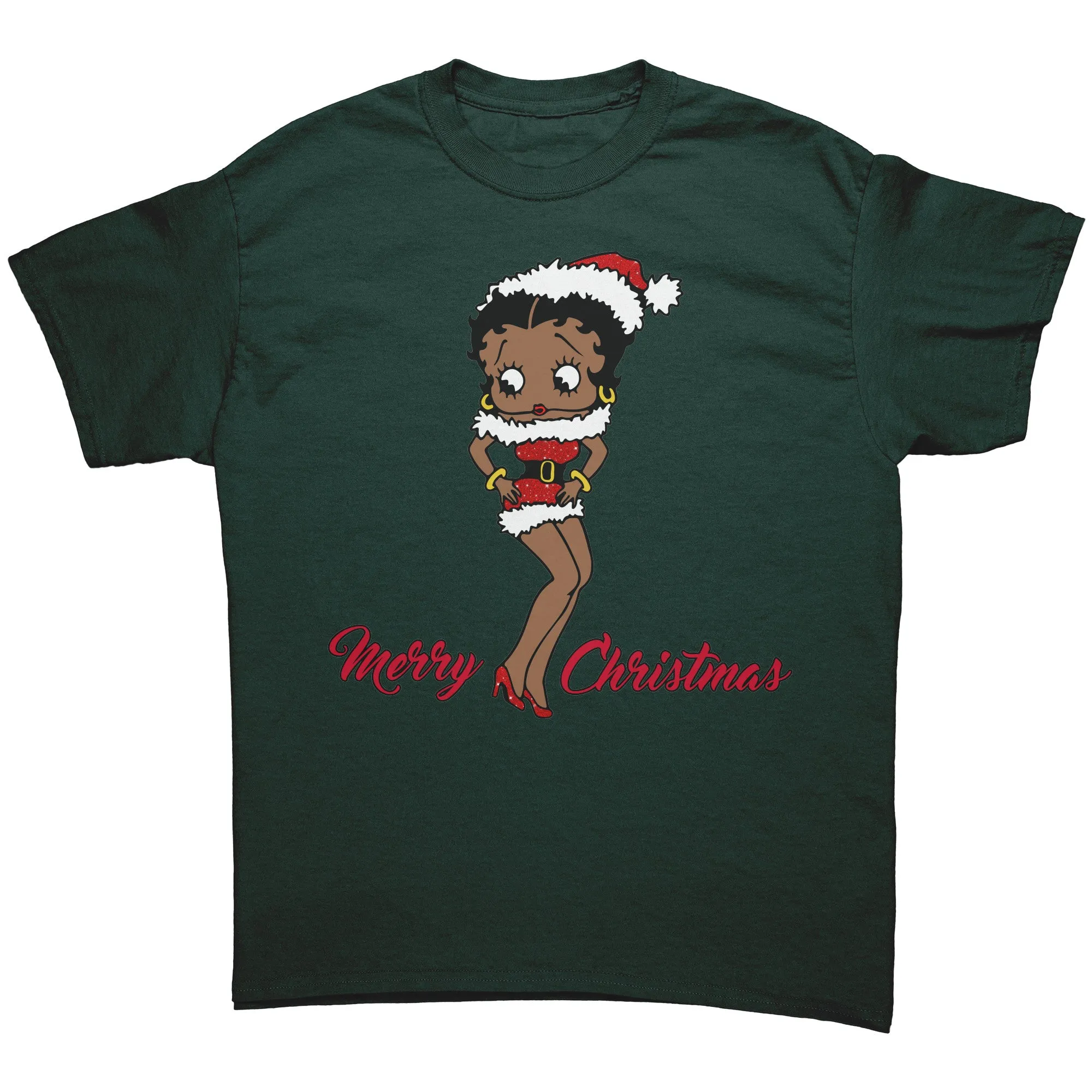 Cute Betty Boop Women Shirt, Christmas Graphic T-Shirt, Christmas Gift for Her, Retro Betty Boop Tshirt, Betty Boop Gift, Vintage Shirt