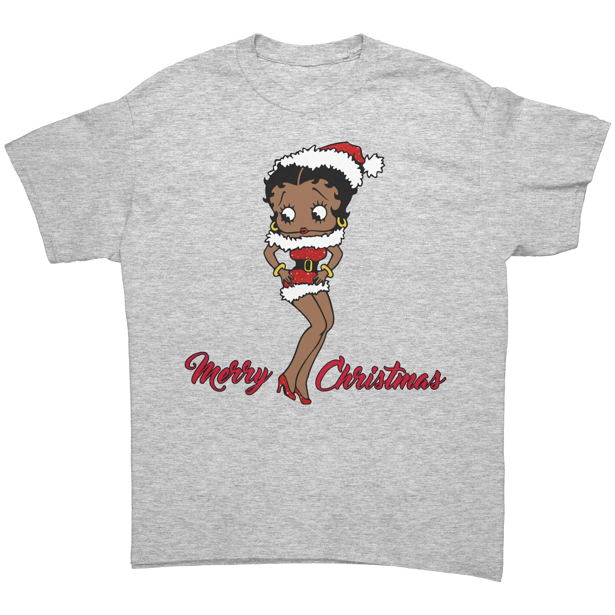 Cute Betty Boop Women Shirt, Christmas Graphic T-Shirt, Christmas Gift for Her, Retro Betty Boop Tshirt, Betty Boop Gift, Vintage Shirt