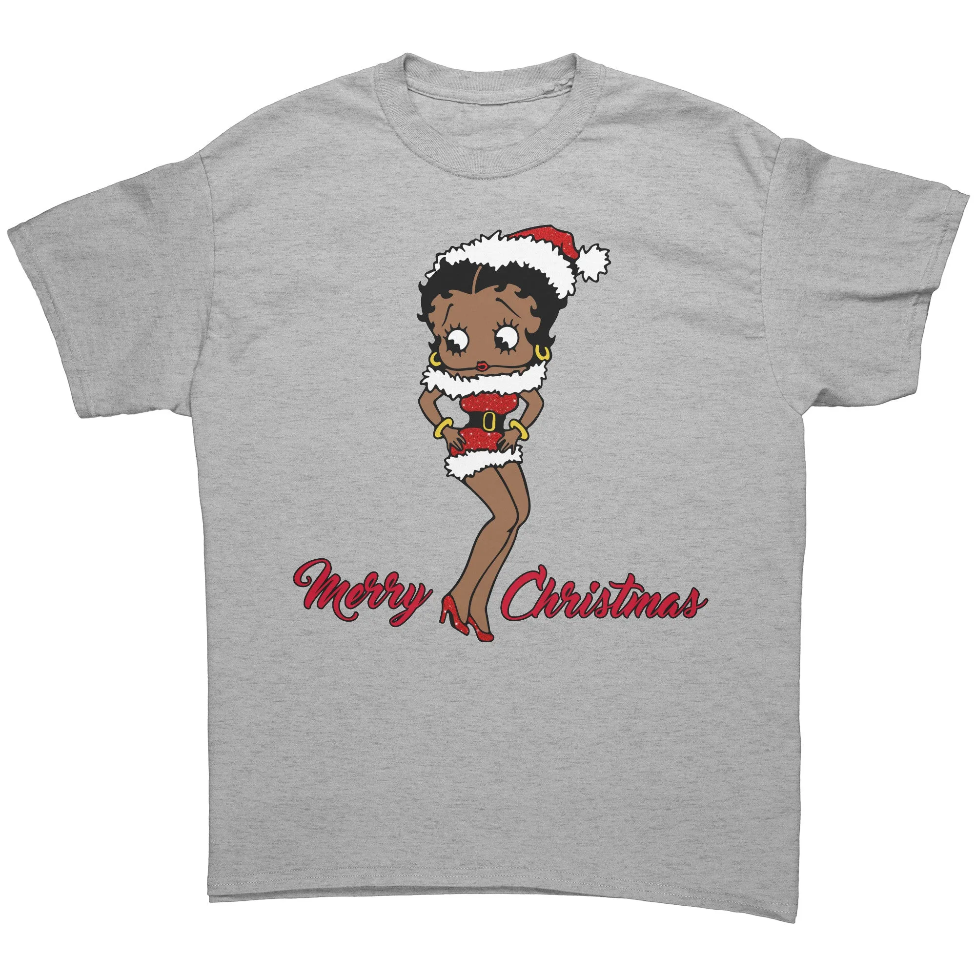 Cute Betty Boop Women Shirt, Christmas Graphic T-Shirt, Christmas Gift for Her, Retro Betty Boop Tshirt, Betty Boop Gift, Vintage Shirt