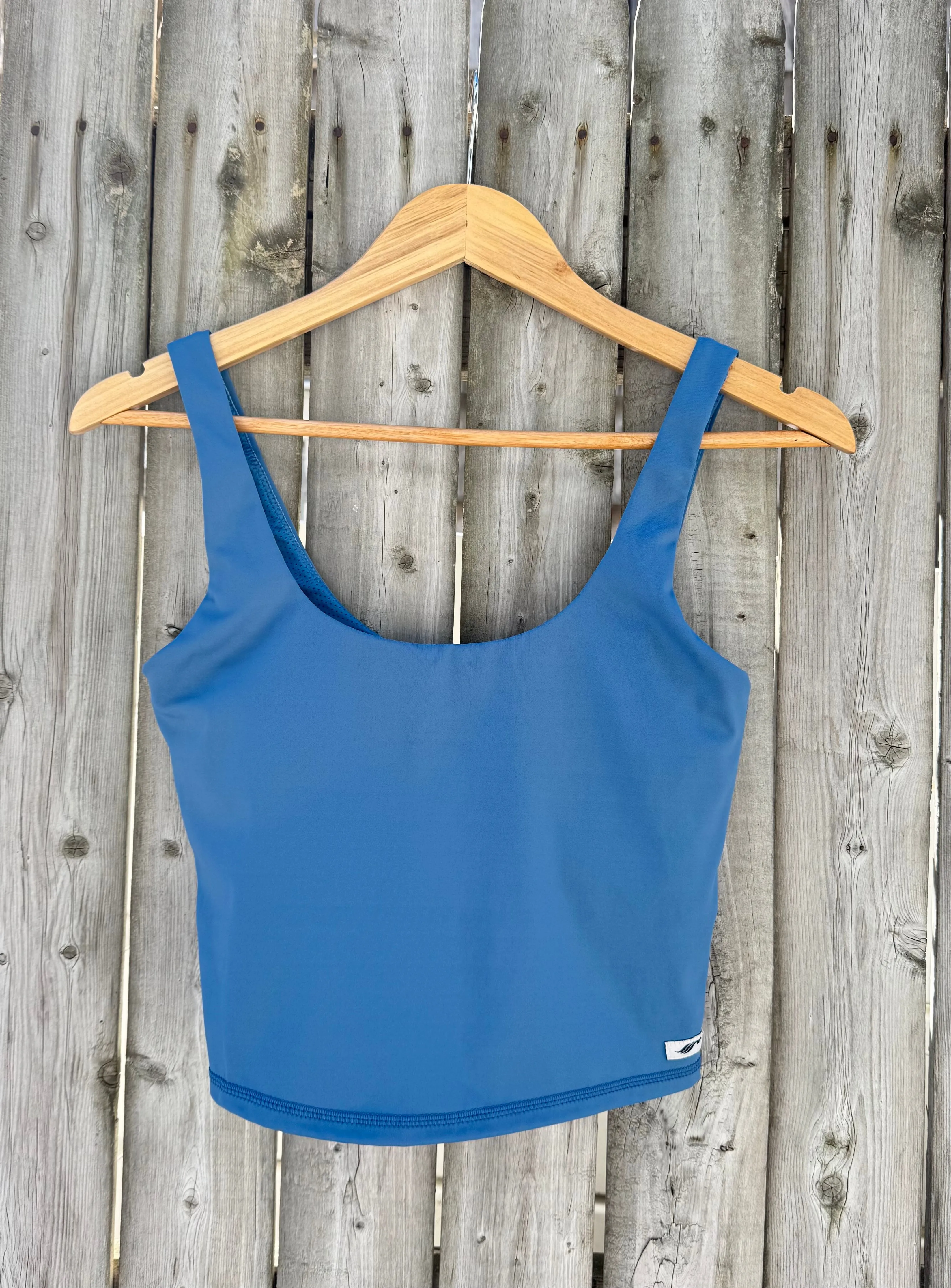 DBSS Cropped Fit Tank- Blue