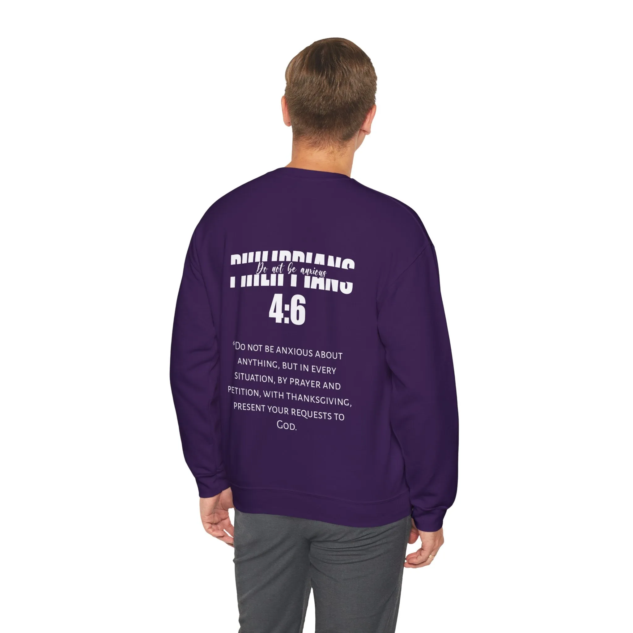 Do Not be Anxious Unisex Heavy Blend™ Crewneck Sweatshirt