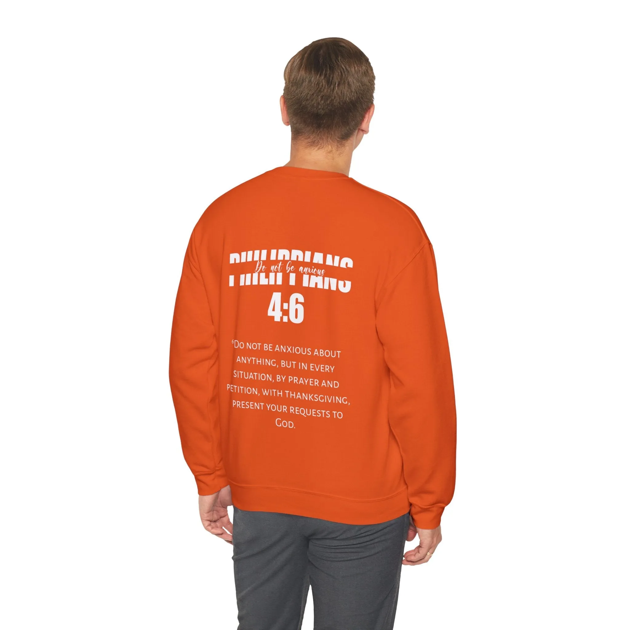 Do Not be Anxious Unisex Heavy Blend™ Crewneck Sweatshirt