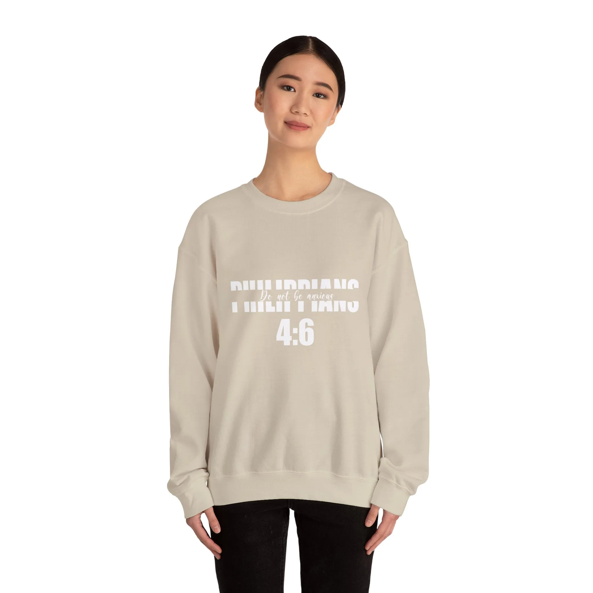 Do Not be Anxious Unisex Heavy Blend™ Crewneck Sweatshirt