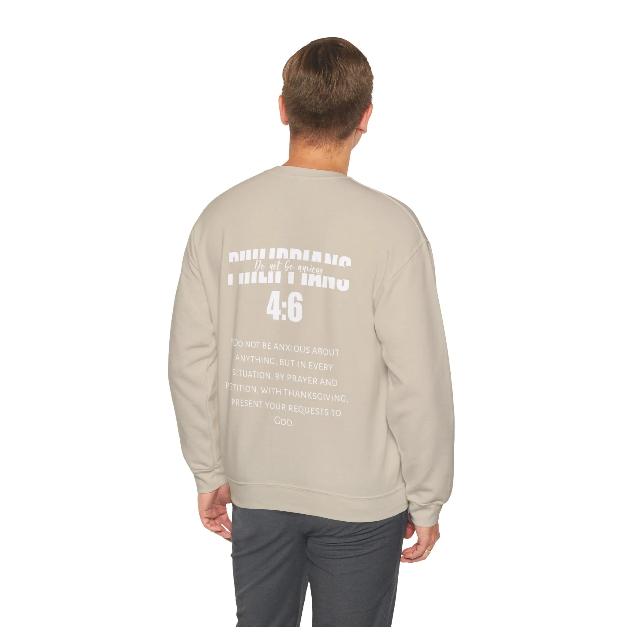 Do Not be Anxious Unisex Heavy Blend™ Crewneck Sweatshirt