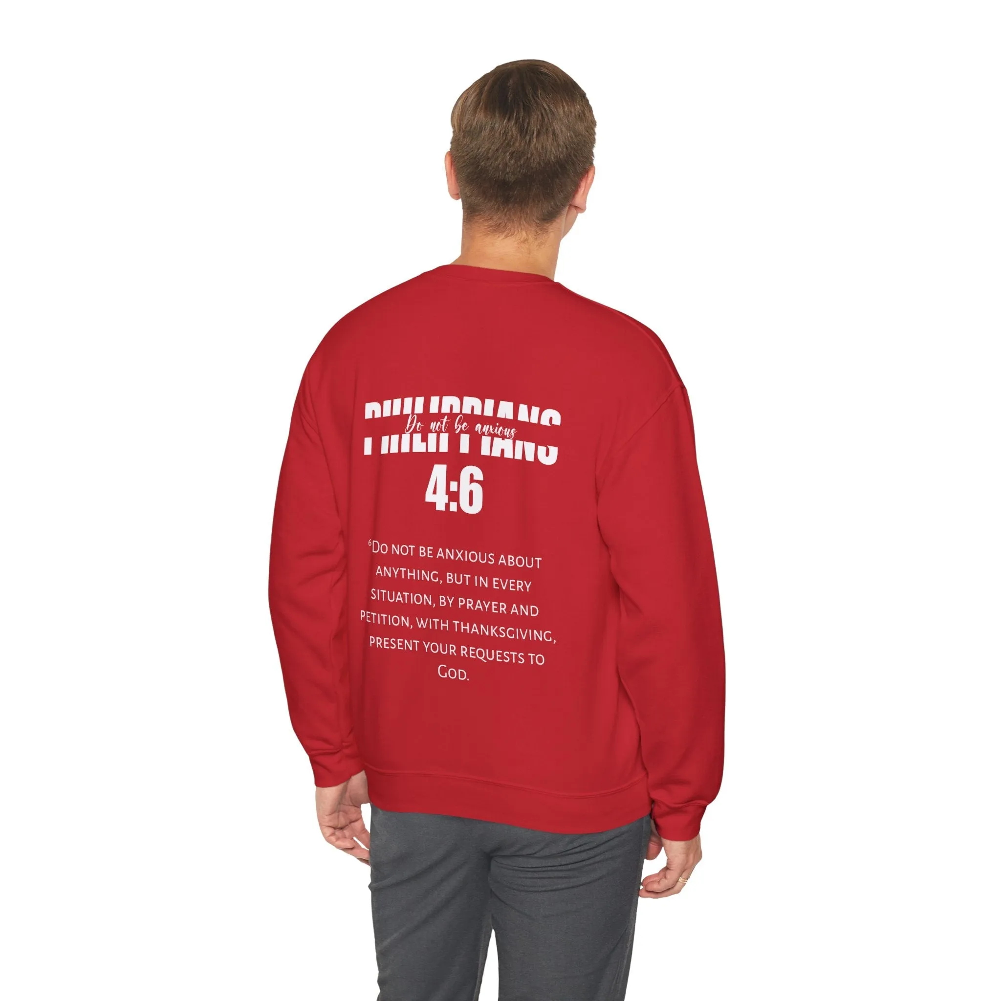 Do Not be Anxious Unisex Heavy Blend™ Crewneck Sweatshirt