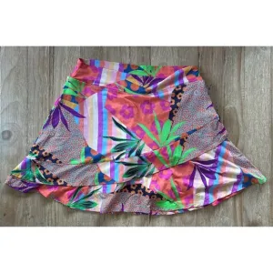 Dona Jo Skirt Skort Multicolor Golf Pickleball Tennis Athletic Size 3 (XL) NEW