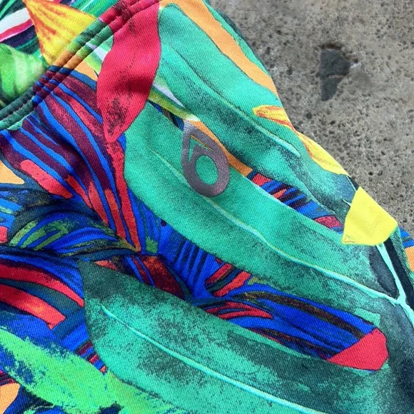 Dona Jo Tropical Bright Athletic Skort
