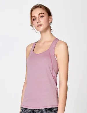 easyoga LA-VEDA Fearless Tank - X05 Dry Rose/M-Purple
