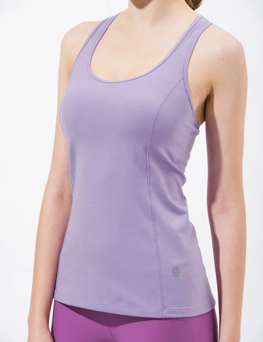 easyoga LESPIRO Brief Racer Back Tank2 - P08 Lilac