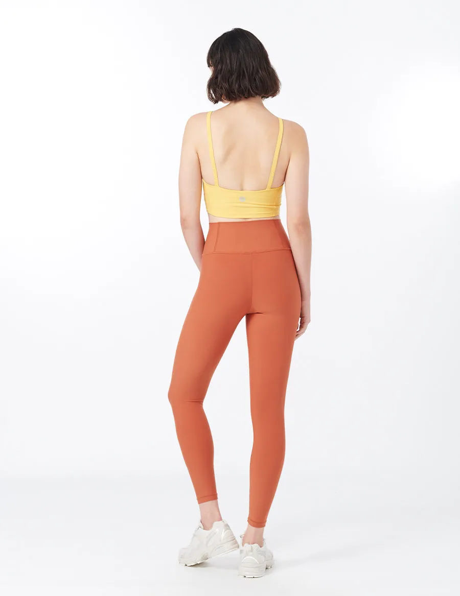 easyoga LESPIRO High Neck Cropped Tank - Y4 Ginger