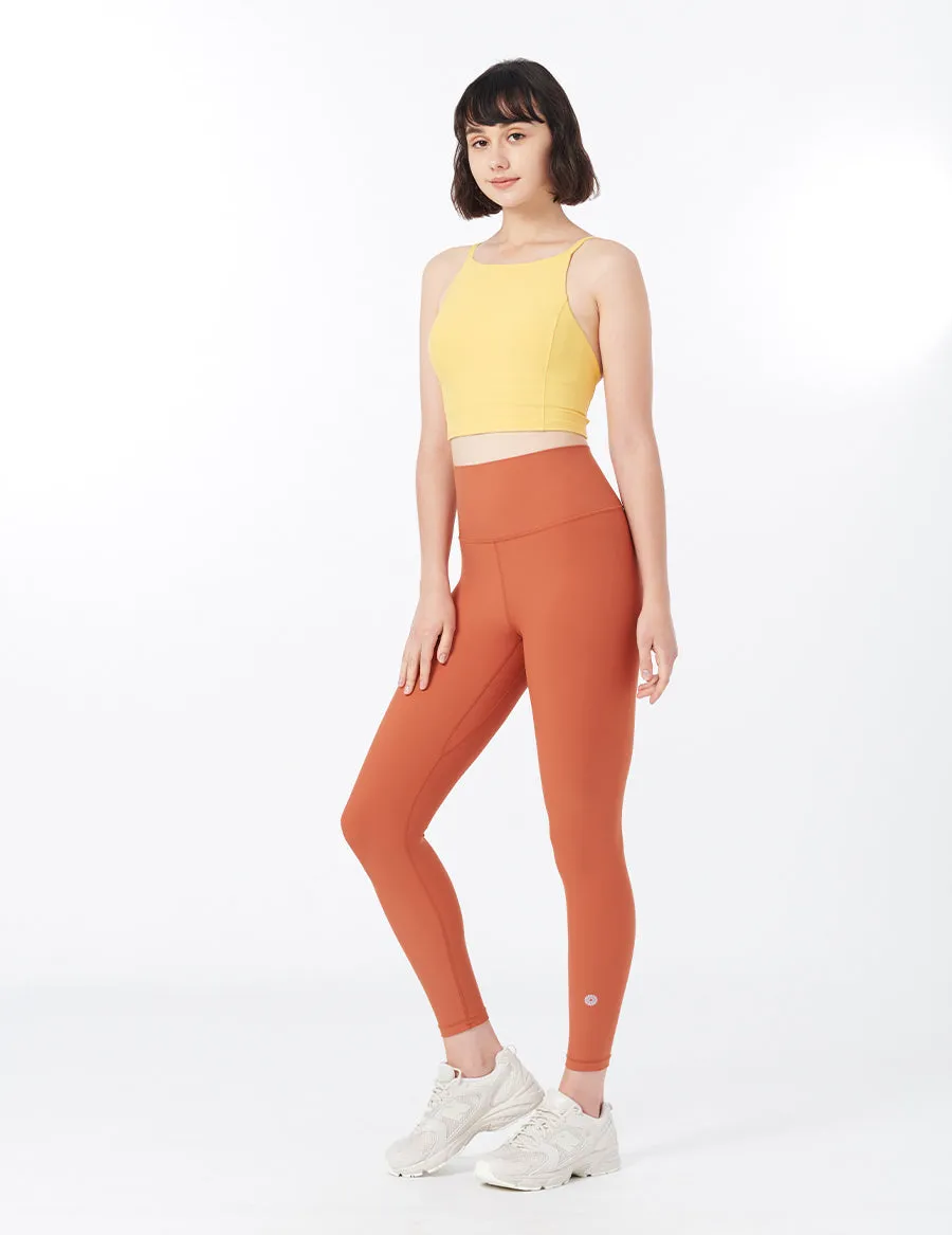 easyoga LESPIRO High Neck Cropped Tank - Y4 Ginger
