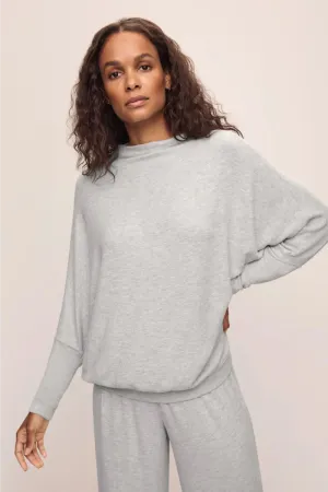 Eberjey Cozy Time Lounge Mock Neck Jogger Pant Set
