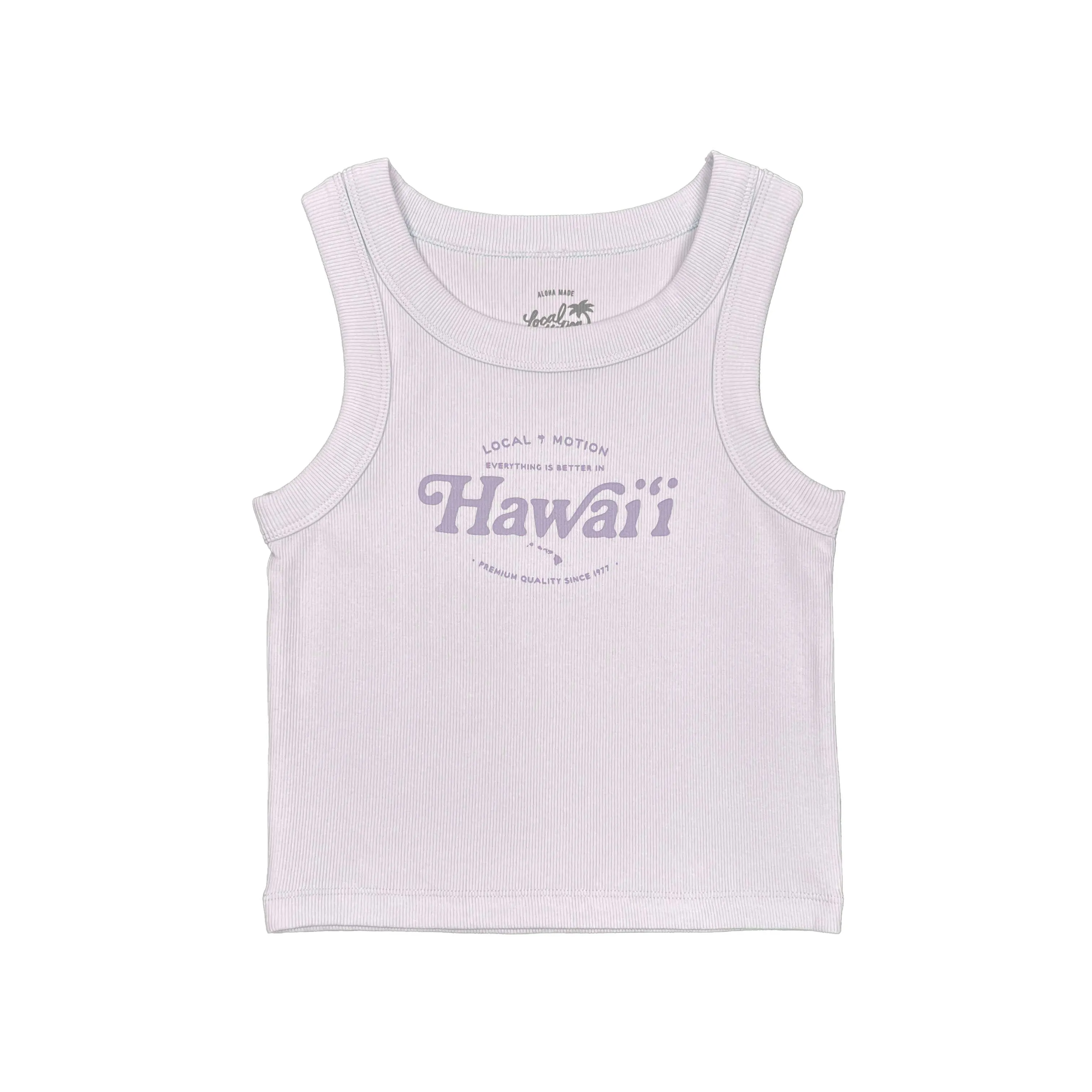 EVERYTHING IS BETTER RIB CROP TANK TOP
