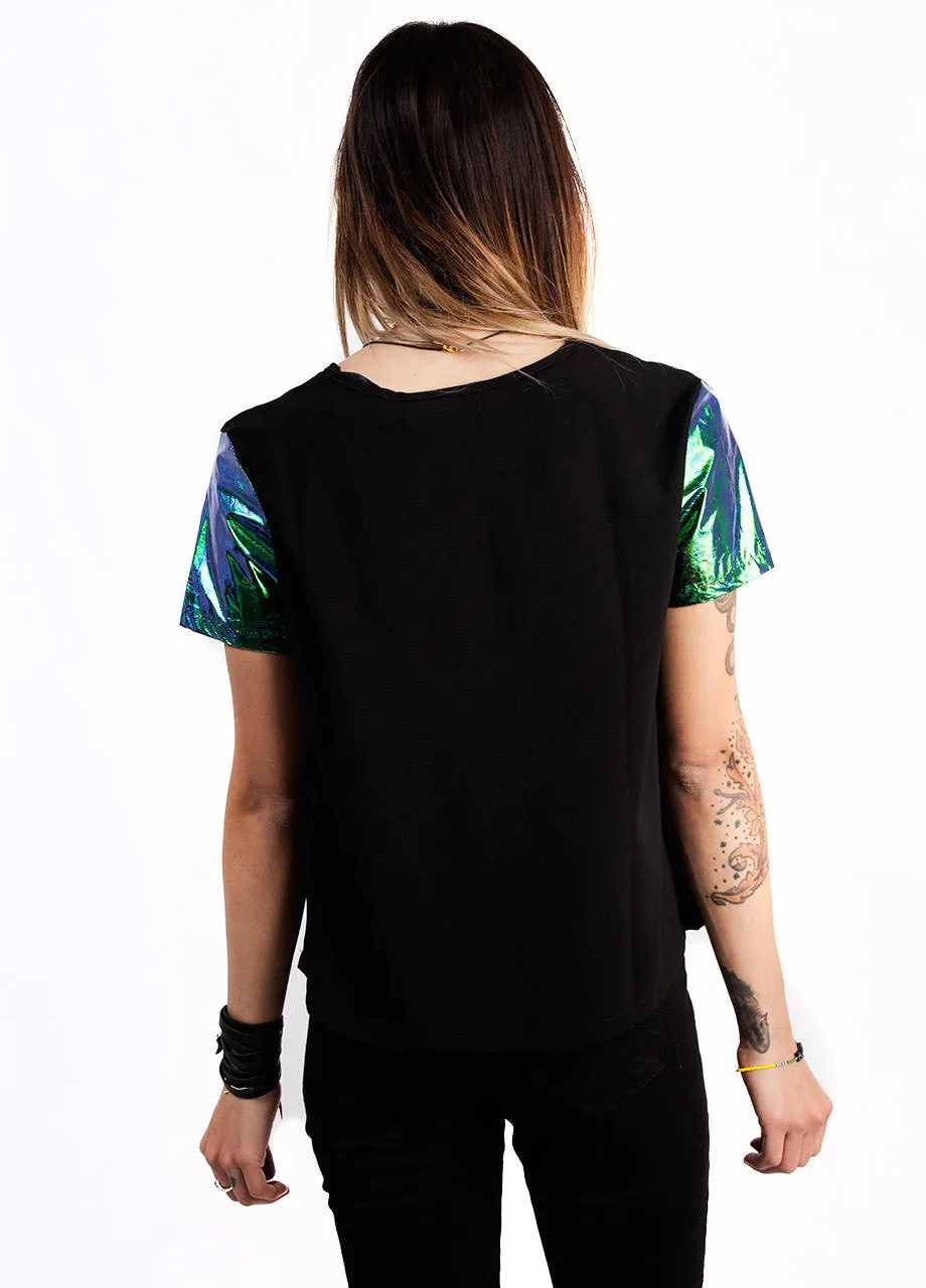 Evil Twin Illuminati Woven Emerald Tee