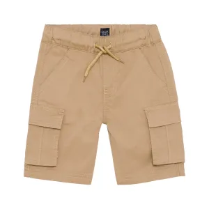 Extensible Twill Cargo Pocket Short Beige