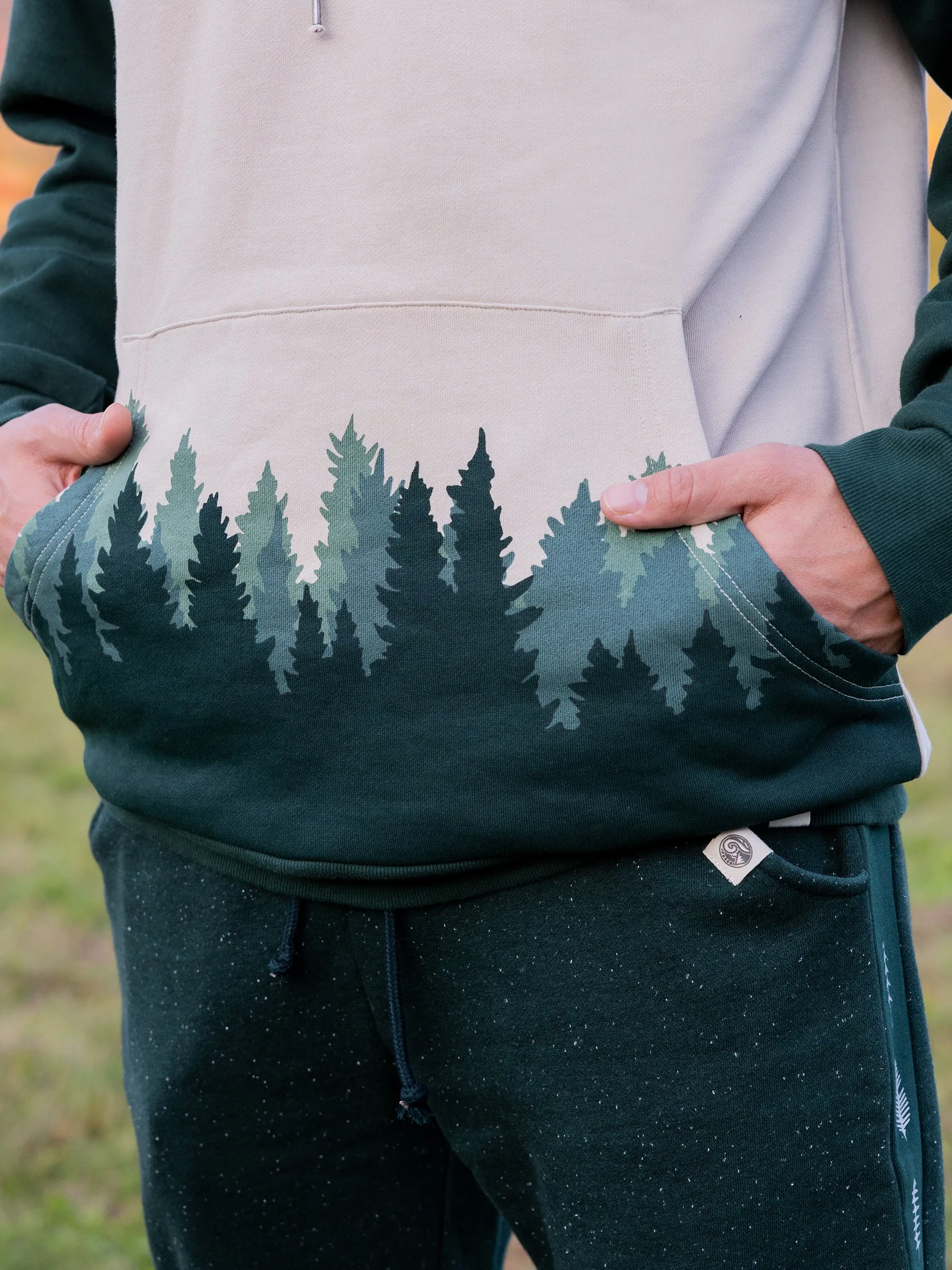 Fading Forest Hoodie by Happy Earth