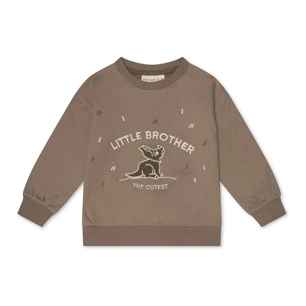 Finley little brother sweatshirt - Fossil