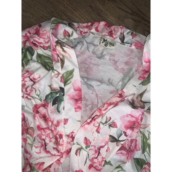 Floral Show Me Your Mumu Robe nwot
