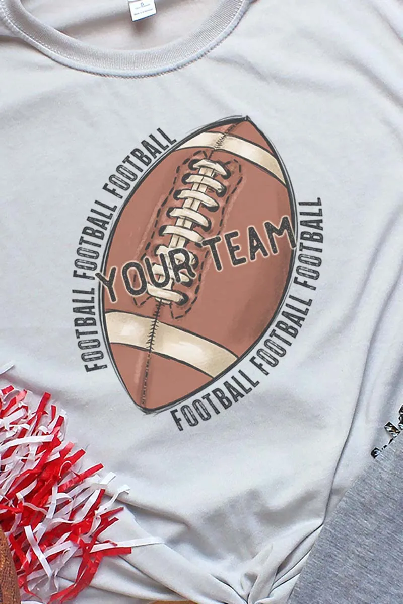 Football Pride-Your Team Unisex Dri-Power Poly Tee