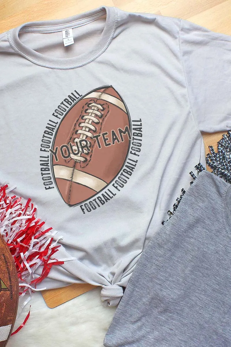 Football Pride-Your Team Unisex Dri-Power Poly Tee