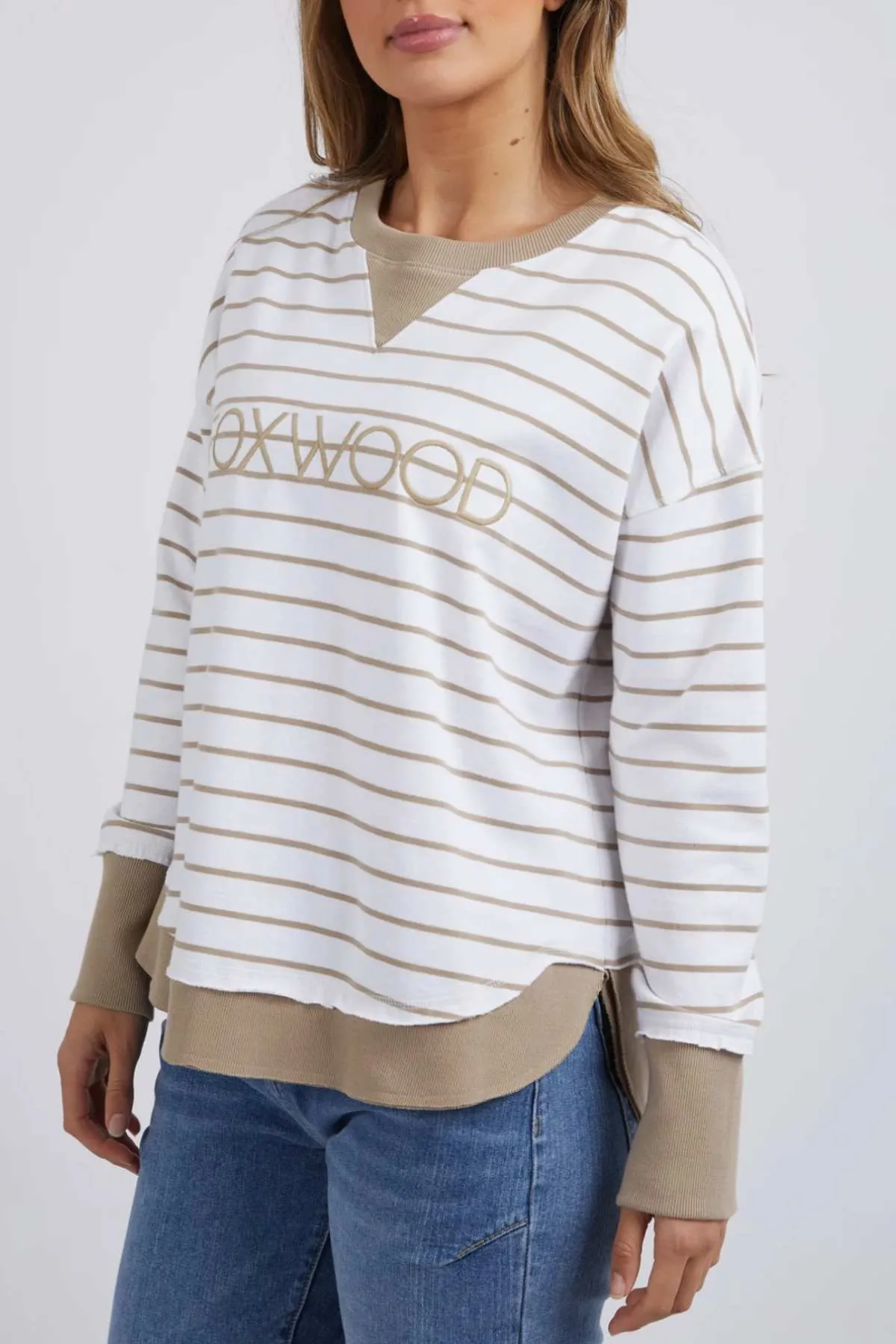 Foxwood Simplified Stripe Crew