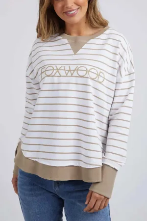 Foxwood Simplified Stripe Crew