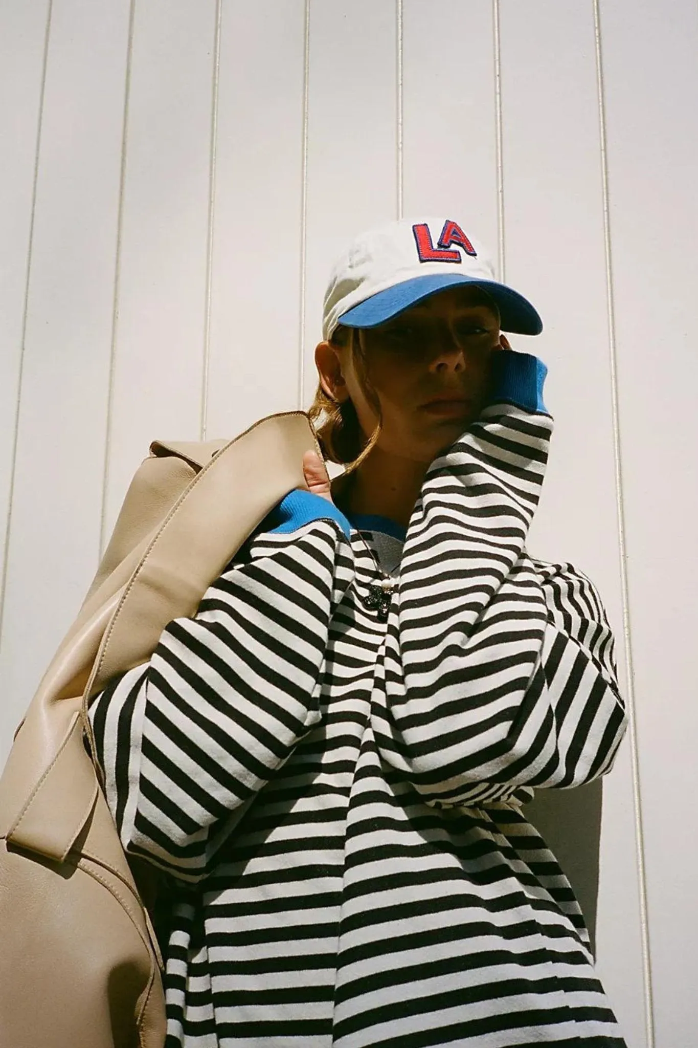Free People: Classic Striped Oversized Crewneck
