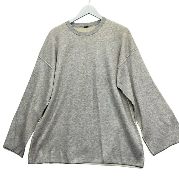 Free People Moonbeam V-Neck Sweater Ivory Women’s Size Large