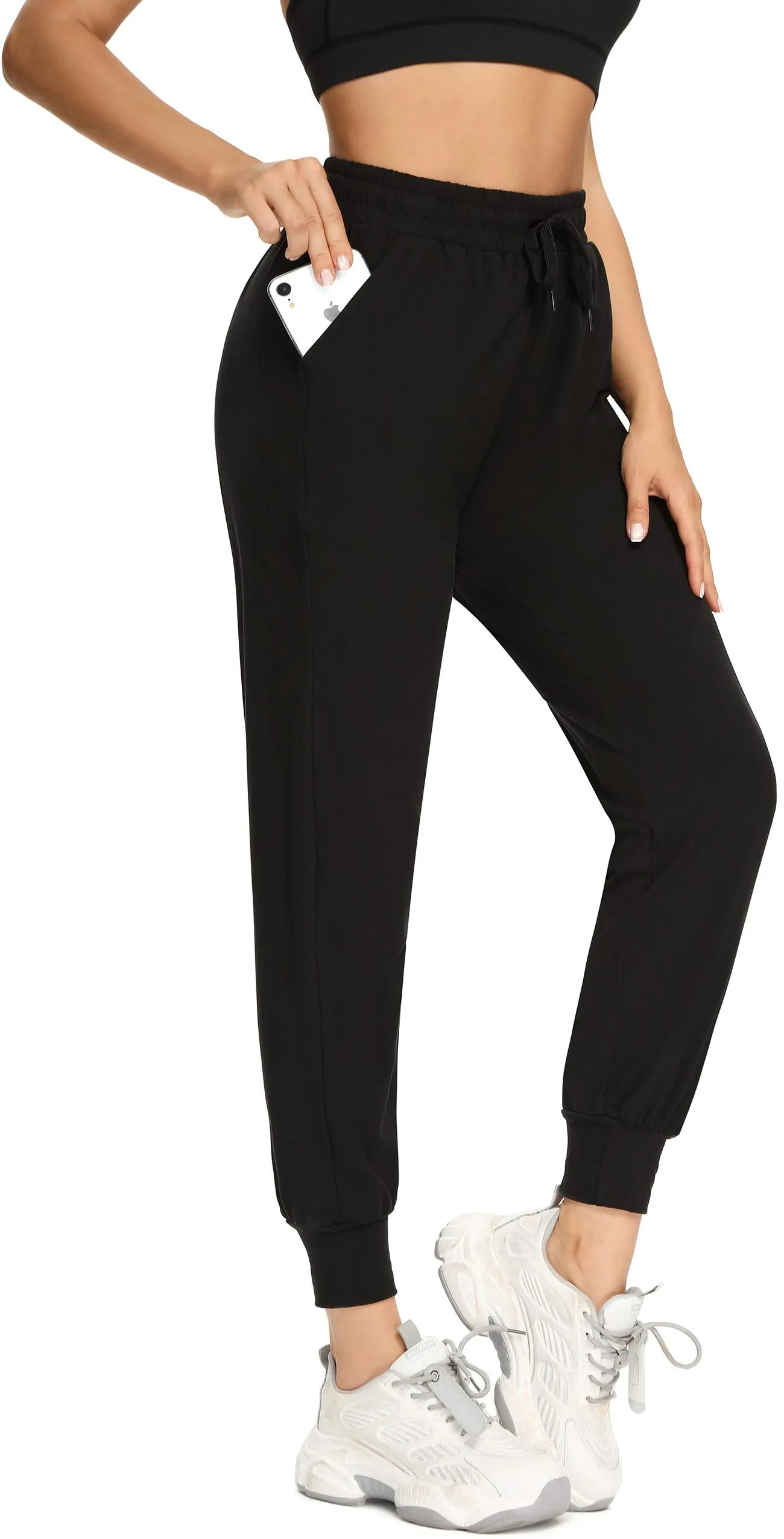 FULLSOFT Sweatpants for Women-Womens Joggers with Pockets Lounge Pants for Golf Hiking Yoga Workout Running