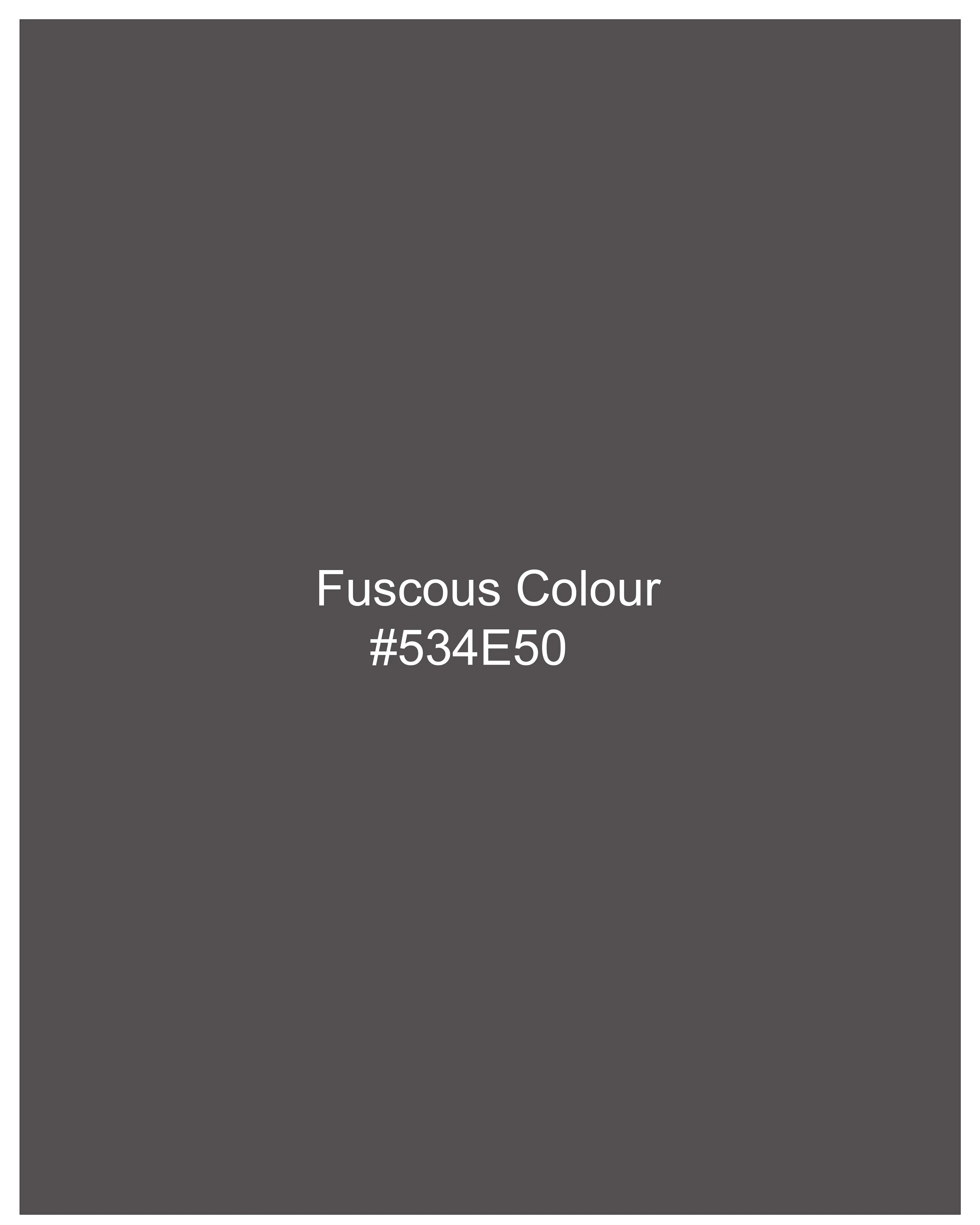 Fuscous Gray Windowpane Double Breasted Designer Trench Coat