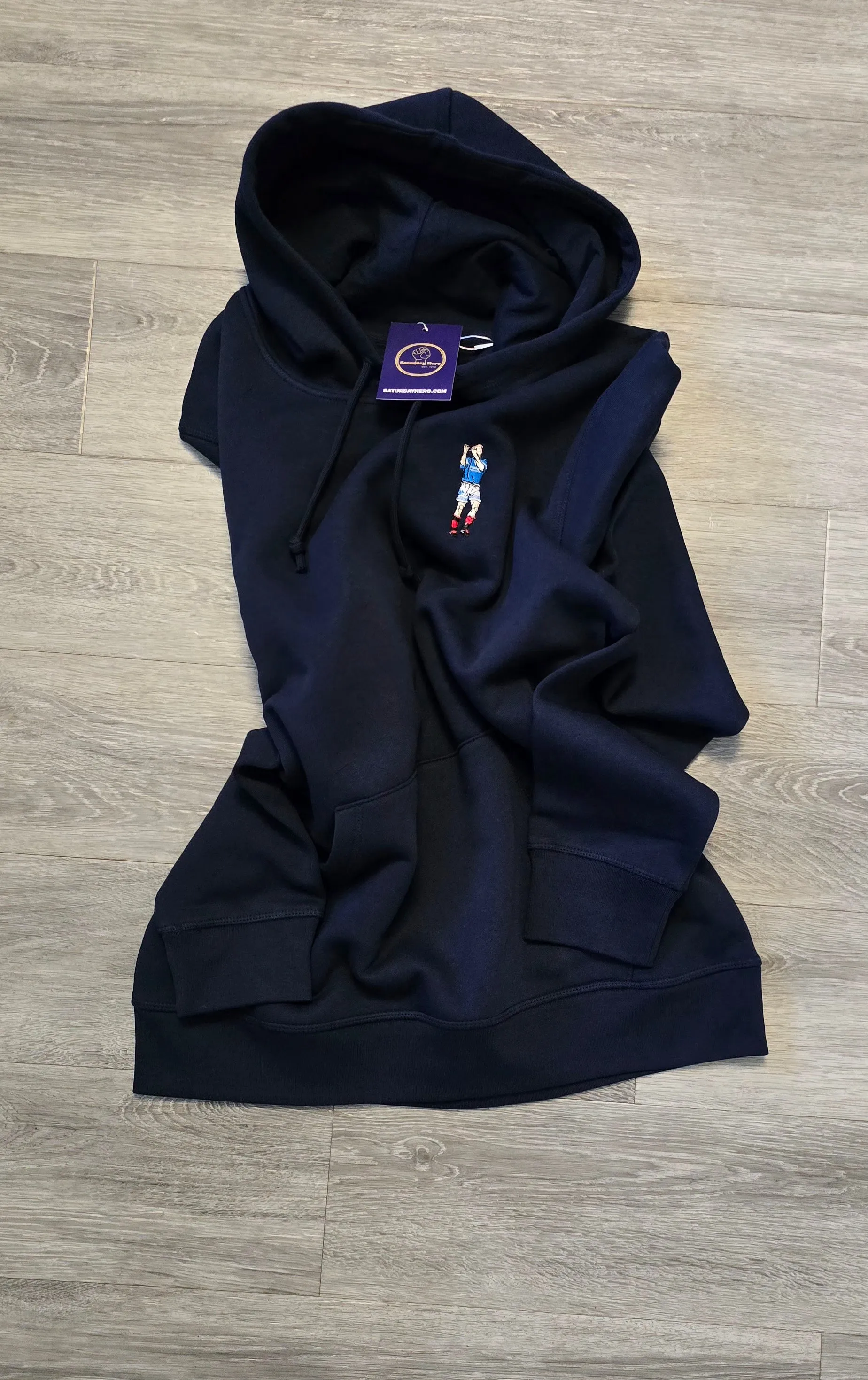 Gazza Rangers Retro Hoodie