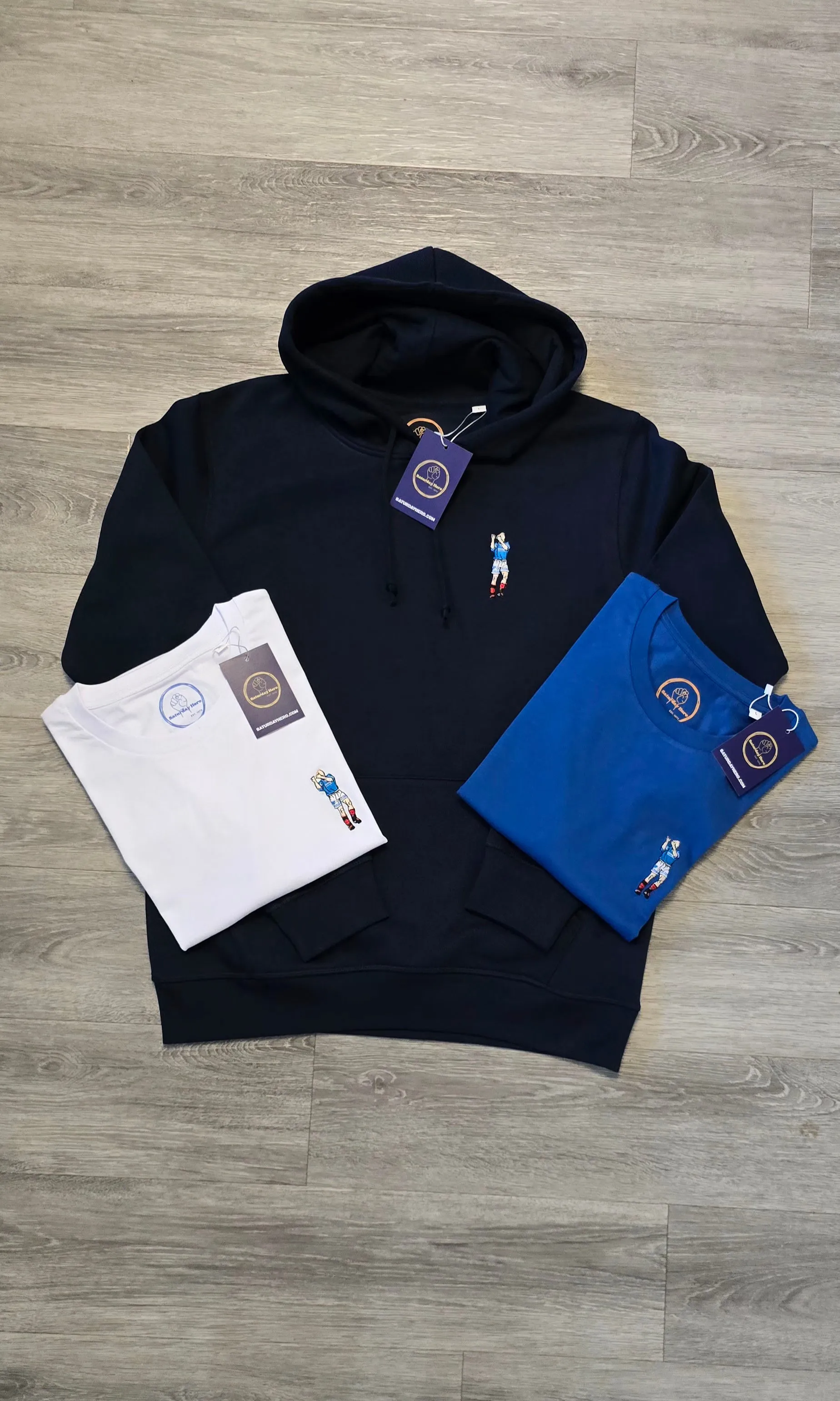Gazza Rangers Retro Hoodie