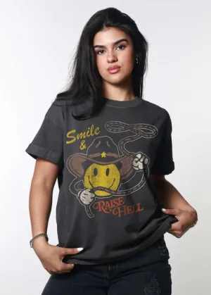 Girl Dangerous Smile & Raise Hell Tee