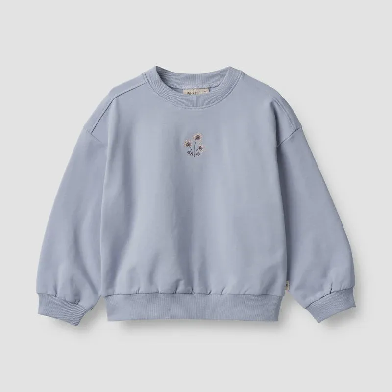 Girls Sweatshirt Eliza Embroidery n Ice Purple