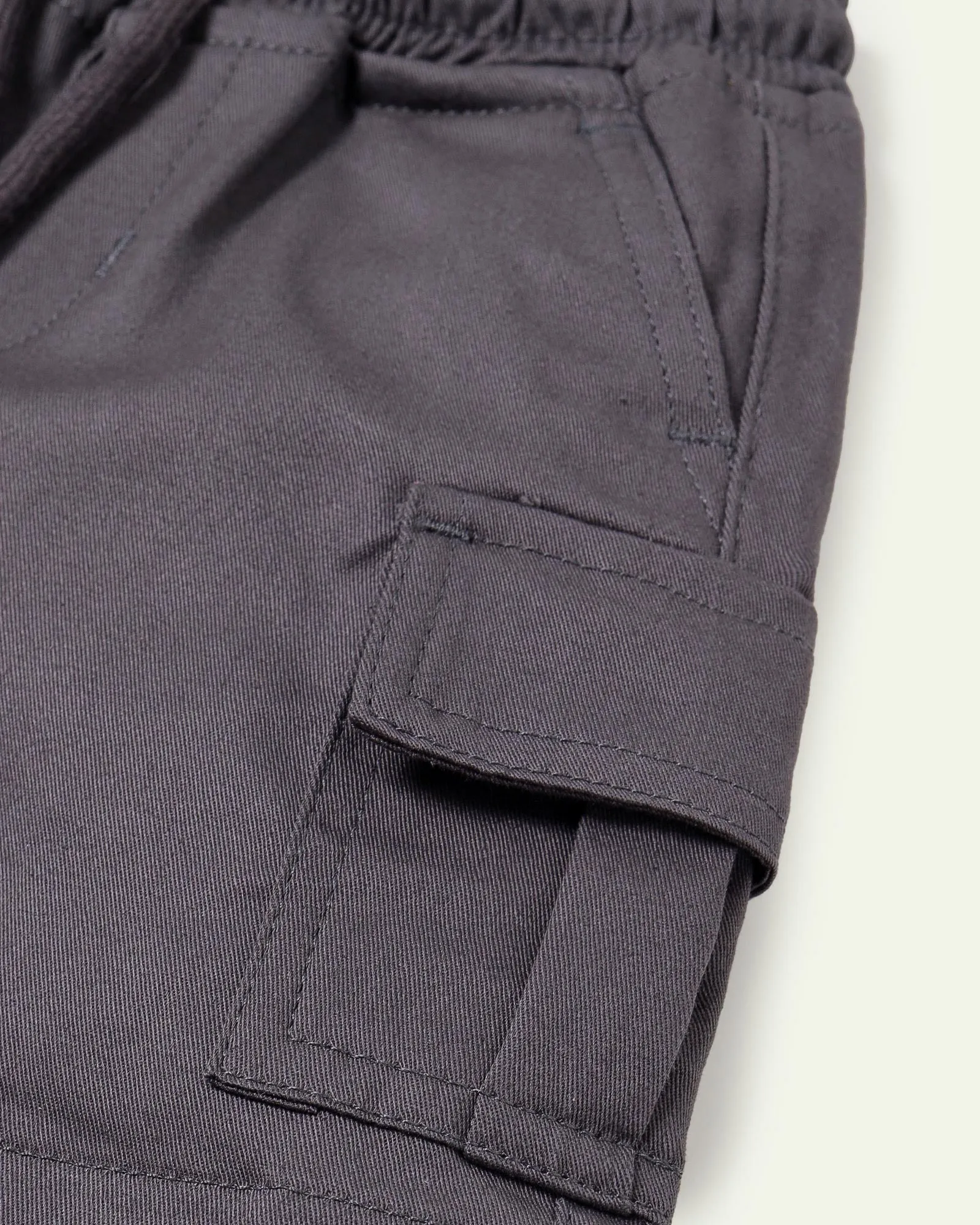 Grey Cargo Shorts