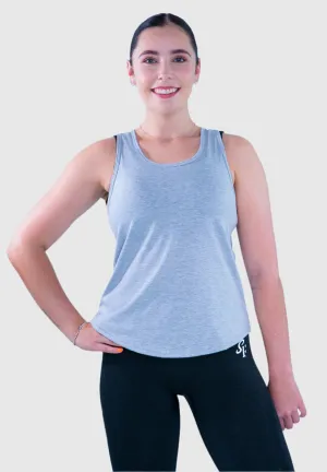 Grey Loop Back Tank