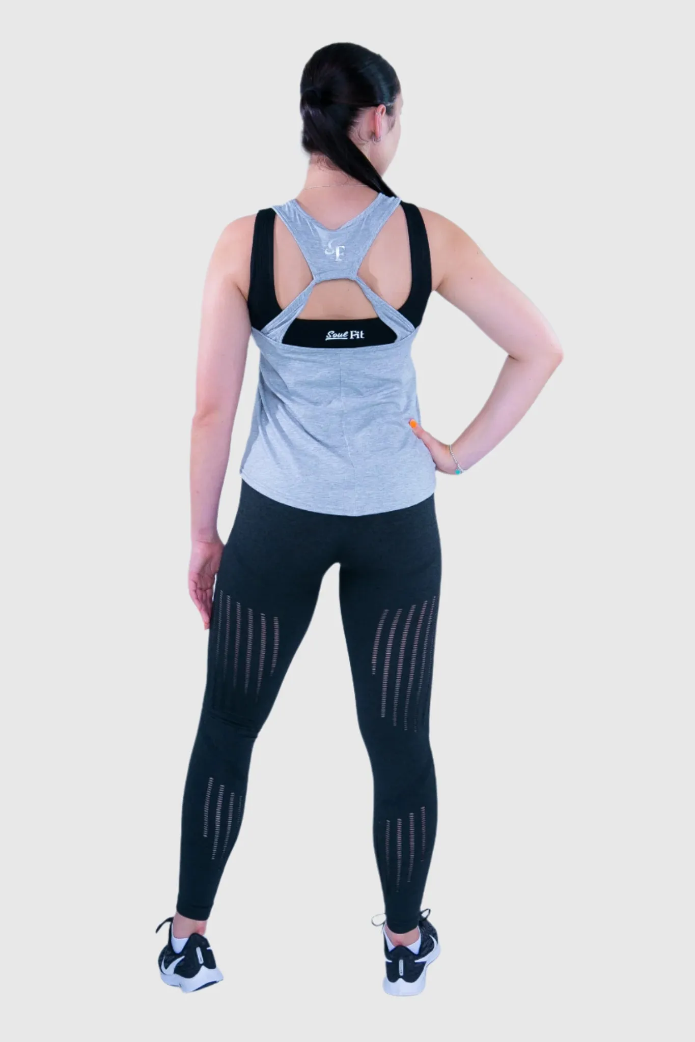 Grey Loop Back Tank