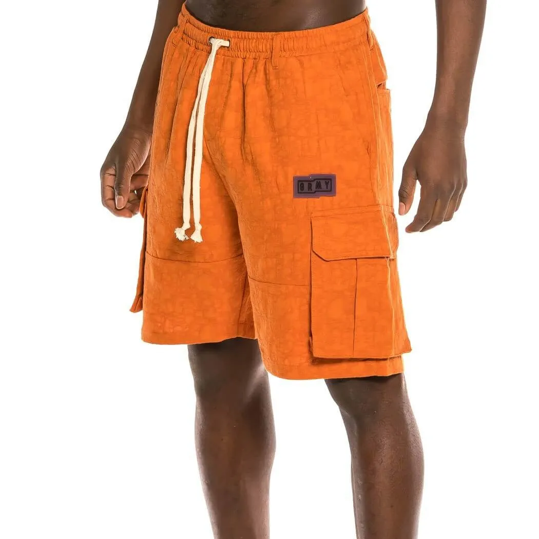 Grimey Liveution Cargo Shorts Brown