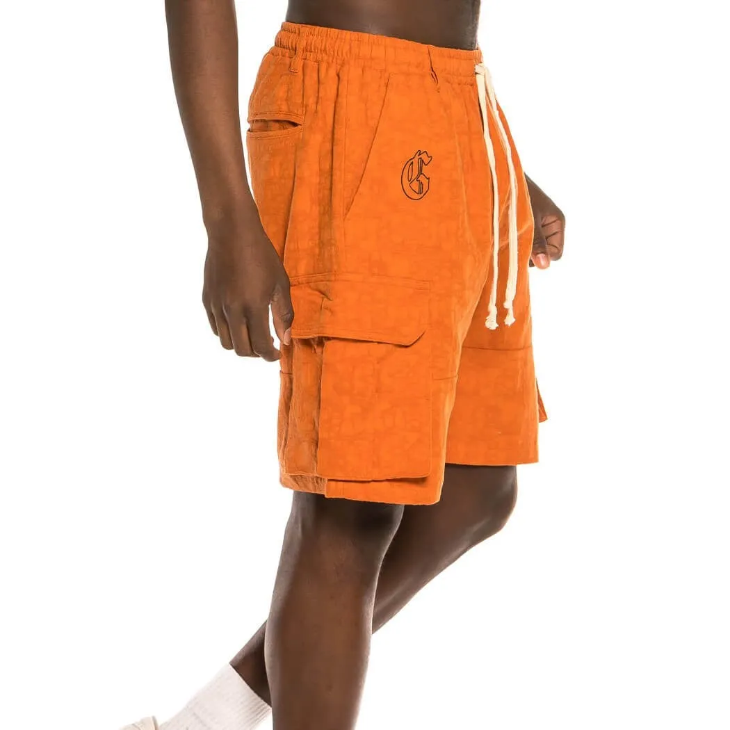 Grimey Liveution Cargo Shorts Brown